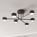 Lámpara de techo de superficie HALO 6xGX53/10W/230V negra