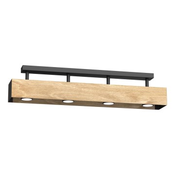 Lámpara de techo de superficie MAISON 4xGU10/8W/230V roble