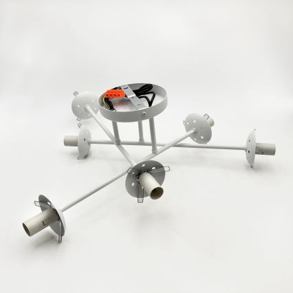 Lámpara de techo de superficie MALENA 6xE14/5W/230V blanca