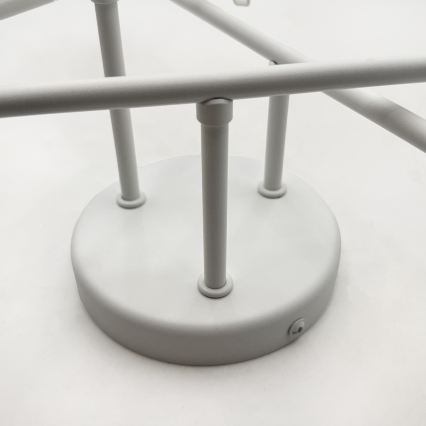 Lámpara de techo de superficie MALENA 6xE14/5W/230V blanca