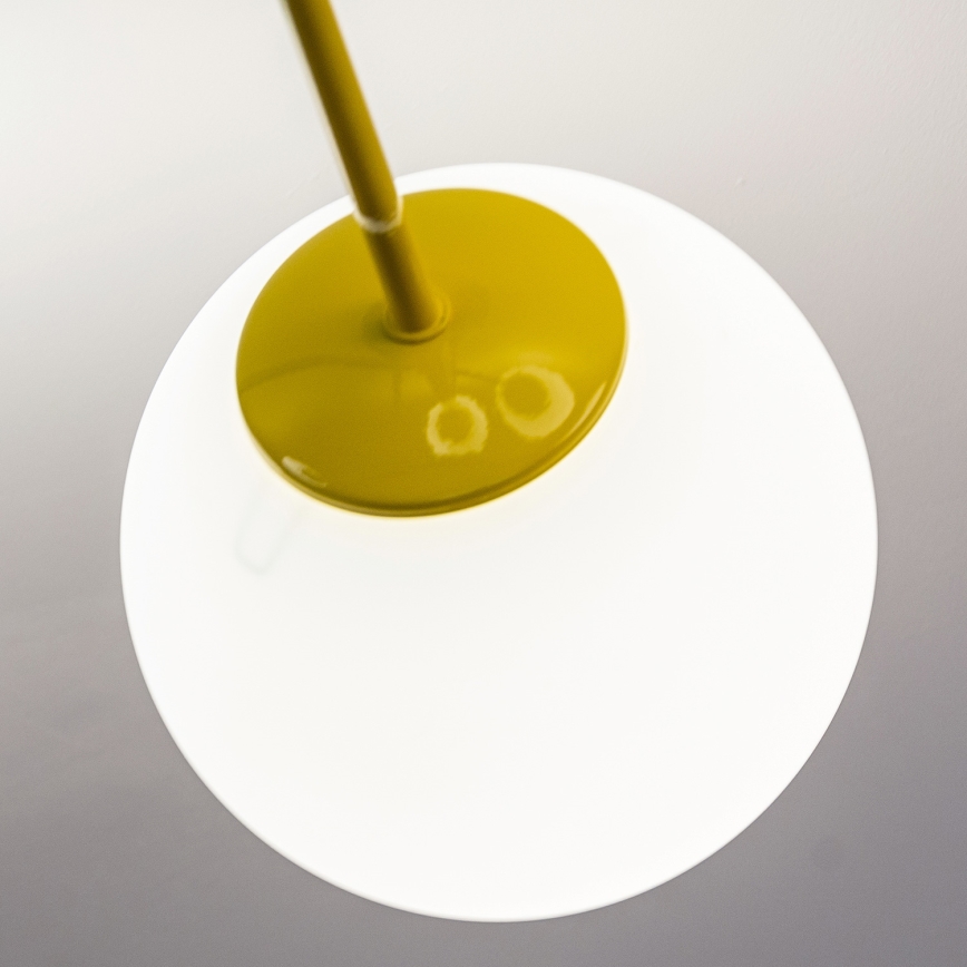 Lámpara de techo de superficie MOON 6xE27/15W/230V turquesa/amarillo/azul