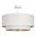 Lámpara de techo de superficie NATIA 1xE27/60W/230V Ø 45 cm blanca