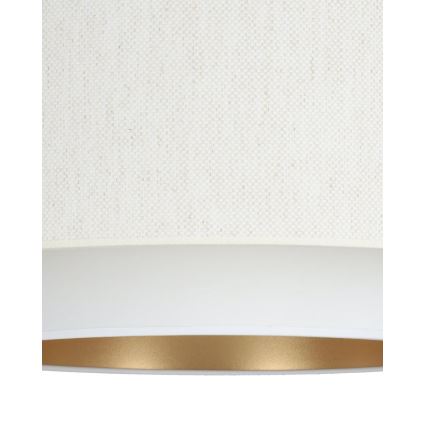 Lámpara de techo de superficie NATIA 1xE27/60W/230V Ø 45 cm blanca