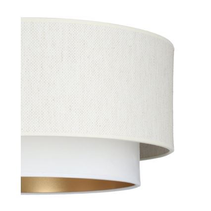 Lámpara de techo de superficie NATIA 1xE27/60W/230V Ø 45 cm blanca