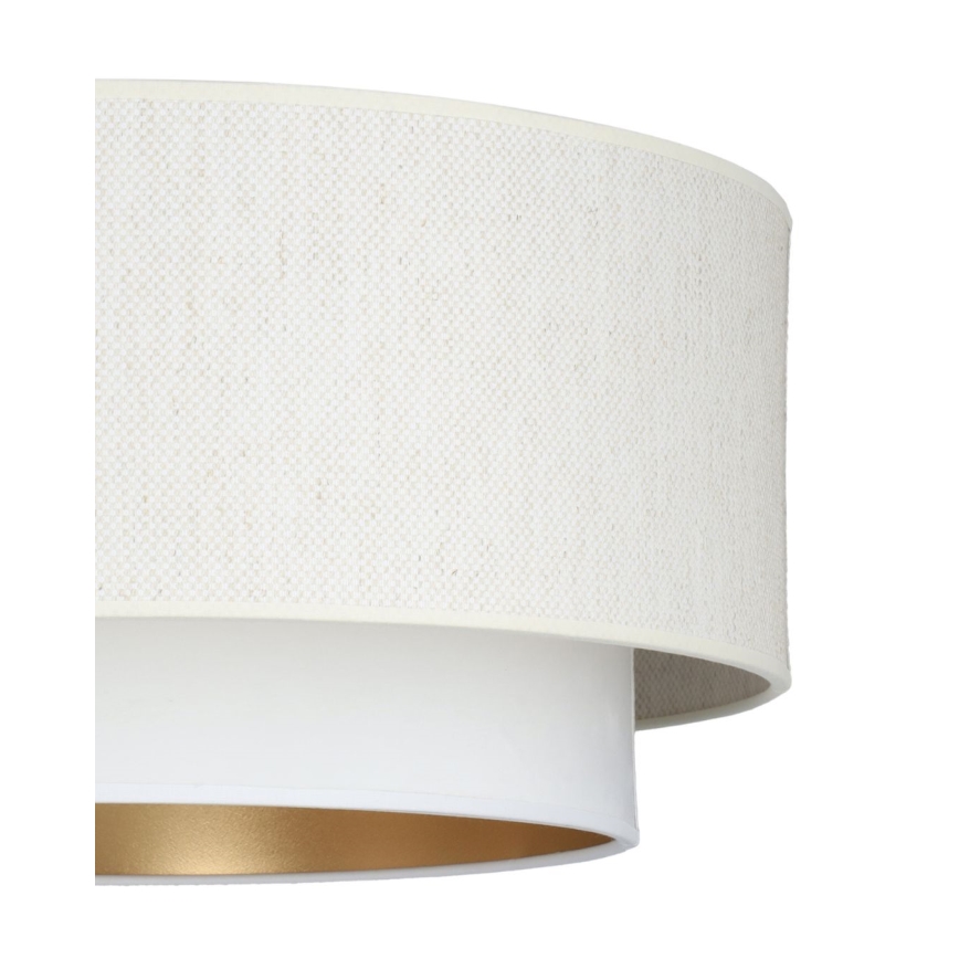 Lámpara de techo de superficie NATIA 1xE27/60W/230V Ø 45 cm blanca