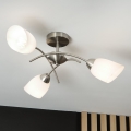 Lámpara de techo DONNA 3xE27/60W/230V níquel