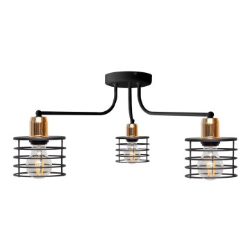 Lámpara de techo EDISON 3xE27/15W/230V