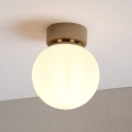 Lámpara de techo ELIAS 1xE14/5W/230V, diámetro 13 cm, beige/blanca