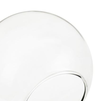 Lámpara de techo ELIAS 1xE14/5W/230V diámetro 13 cm cromo mate/transparente
