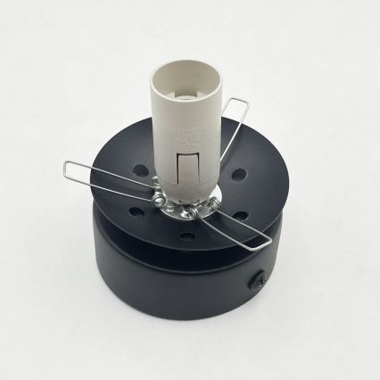Lámpara de techo ELIAS 1xE14/5W/230V Ø 13 cm negra/blanca