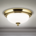 Lámpara de techo EMPIRA 2xE14/40W/230V, diámetro 26,5 cm, acabado dorado