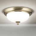 Lámpara de techo EMPIRA 2xE14/40W/230V diámetro 26,5 cm latón