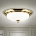Lámpara de techo EMPIRA 2xE27/40W/230V, Ø 35,5 cm, acabado dorado