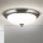 Lámpara de techo EMPIRA 2xE27/40W/230V Ø 35,5 cm, cromo mate