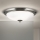 Lámpara de techo EMPIRA 3xE27/40W/230V diámetro 48 cm cromo mate