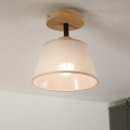 Lámpara de techo empotrada ANTONIO 1xE14/60W/230V beige/roble