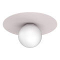 Lámpara de techo FLAT 1xE27/15W/230V, diámetro 35 cm, color crema