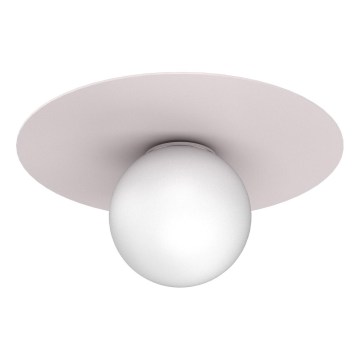 Lámpara de techo FLAT 1xE27/15W/230V, diámetro 35 cm, color crema