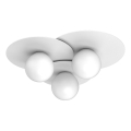 Lámpara de techo FLAT 3xE27/15W/230V 55x60 cm blanca