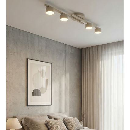 Lámpara de techo FRAGMENT 4xGX53/12W/230V beige