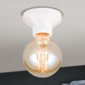 Lámpara de techo FROST 1xE27/60W/230V blanca