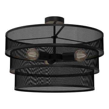 Lámpara de techo GLUM 3xE27/60W/230V negro