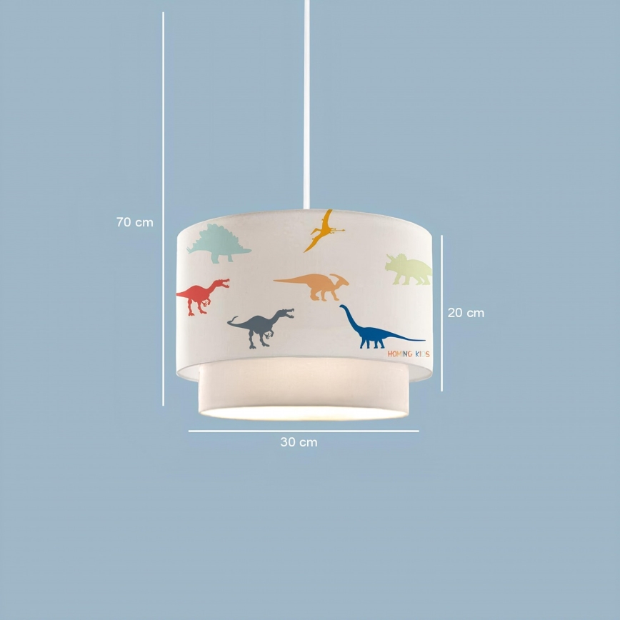 Lámpara de techo infantil CANDY 1xE27/40W/230V blanca/multicolor
