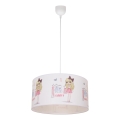 Lámpara de techo infantil GIRLS VIBES 1xE27/60W/230V, diámetro 40 cm Me encanta la moda