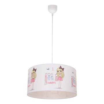 Lámpara de techo infantil GIRLS VIBES 1xE27/60W/230V, diámetro 40 cm Me encanta la moda