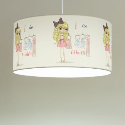 Lámpara de techo infantil GIRLS VIBES 1xE27/60W/230V, diámetro 40 cm Me encanta la moda