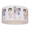 Lámpara de techo infantil GIRLS VIBES 1xE27/60W/230V diámetro 40 cm para niñas
