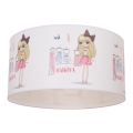Lámpara de techo infantil GIRLS VIBES 1xE27/60W/230V Ø 40 cm Me encanta la moda