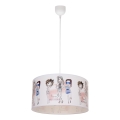 Lámpara de techo infantil GIRLS VIBES 1xE27/60W/230V Ø 40 cm para niñas