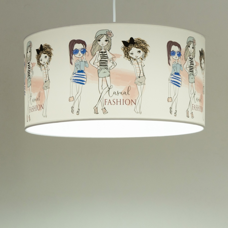 Lámpara de techo infantil GIRLS VIBES 1xE27/60W/230V Ø 40 cm para niñas