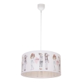 Lámpara de techo infantil GIRLS VIBES 1xE27/60W/230V Ø 40 cm para niñas