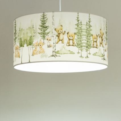 Lámpara de techo infantil KIDS ROOM 1x E27/60W/230V, diámetro 40 cm, con motivos de animales