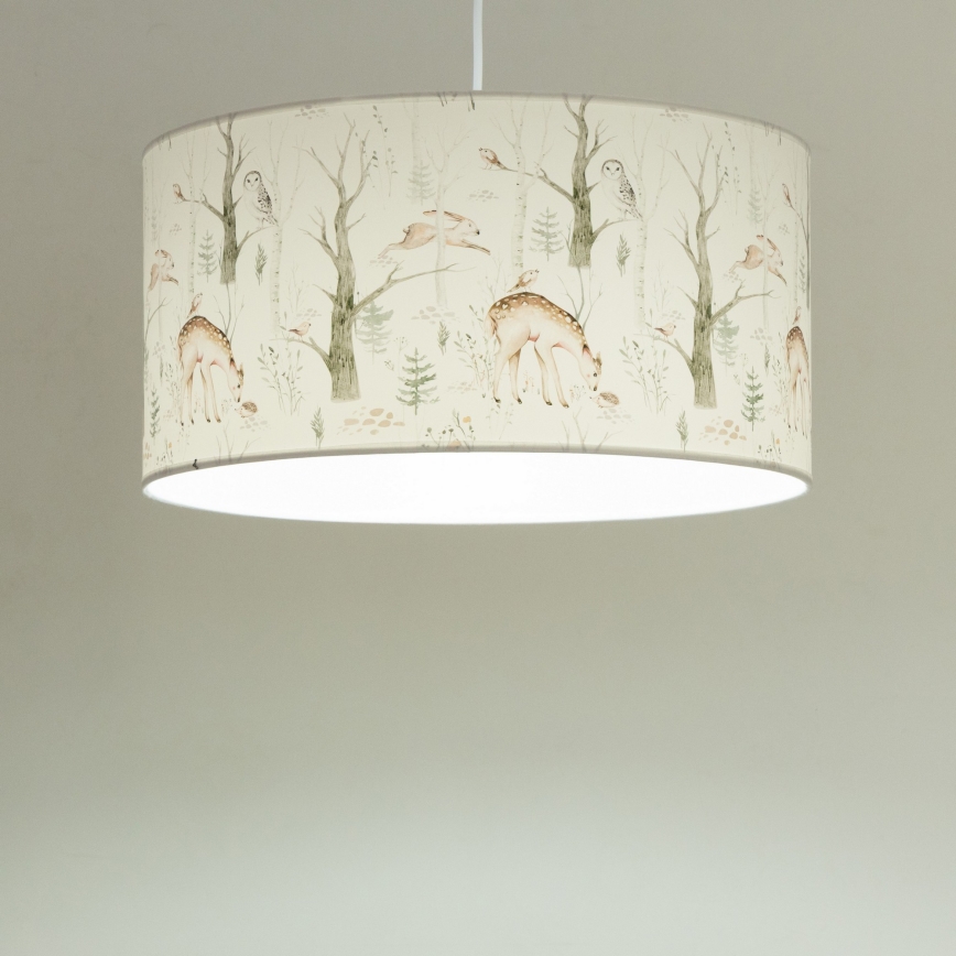 Lámpara de techo infantil KIDS ROOM 1xE27/60W/230V, diámetro 40 cm, con motivos de animalitos