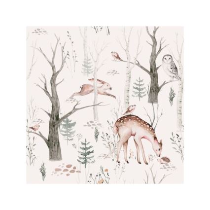 Lámpara de techo infantil KIDS ROOM 1xE27/60W/230V Ø 40 cm con motivos de animales