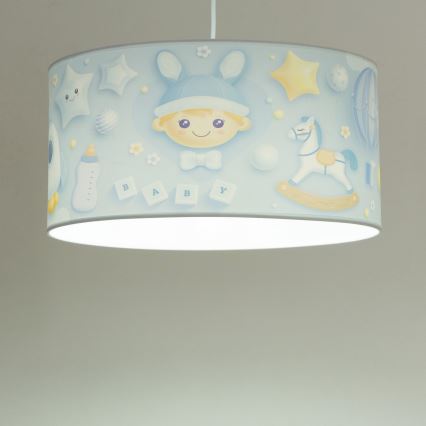 Lámpara de techo infantil KIDS ROOM 1xE27/60W/230V Ø 40 cm cosmonauta