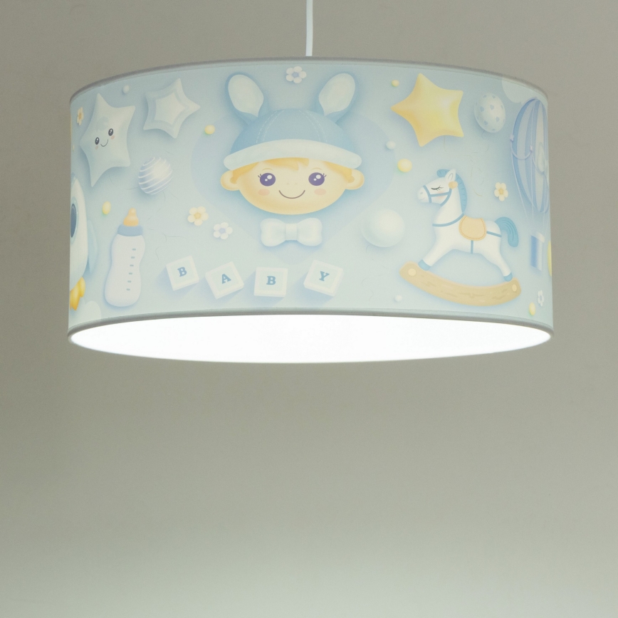 Lámpara de techo infantil KIDS ROOM 1xE27/60W/230V Ø 40 cm cosmonauta