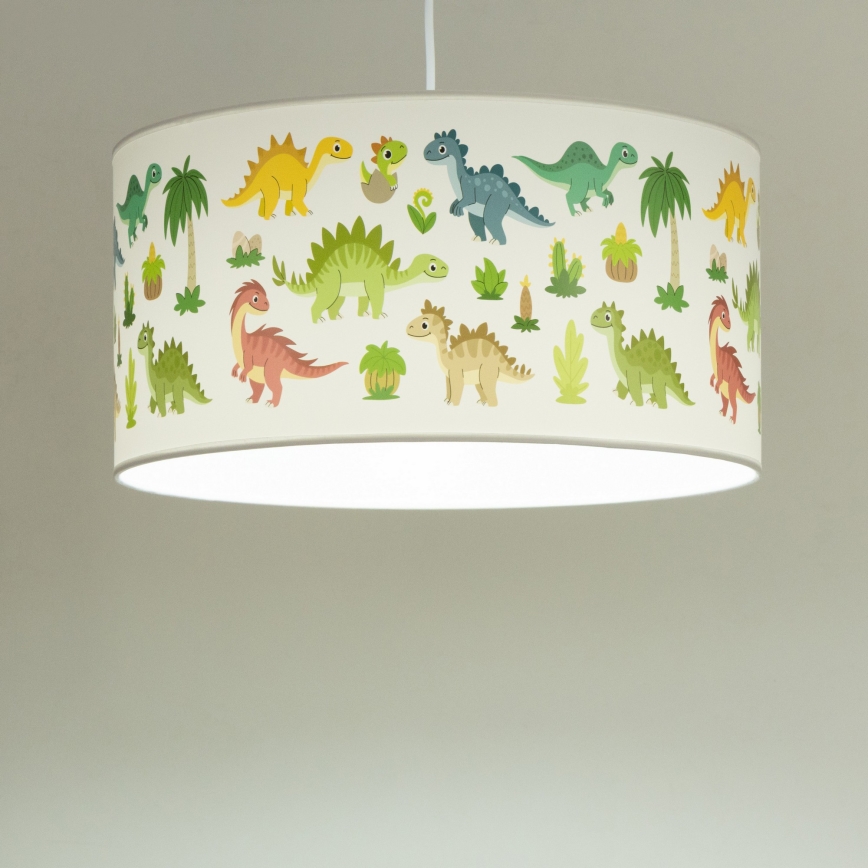 Lámpara de techo infantil KIDS ROOM 1xE27/60W/230V Ø 40 cm dinosaurio