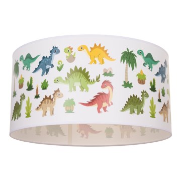 Lámpara de techo infantil KIDS ROOM 1xE27/60W/230V Ø 40 cm dinosaurio