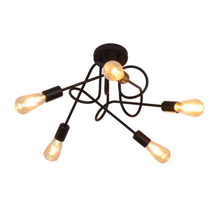 Lámpara de techo infantil OXFORD 5xE27/15W/230V