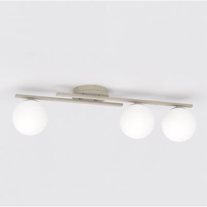 Lámpara de techo KAIRO 3xE14/10W/230V beige
