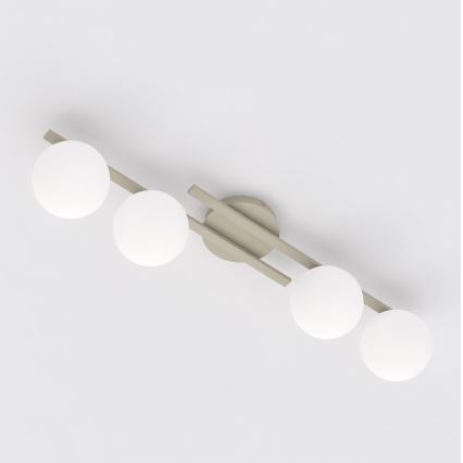 Lámpara de techo KAIRO 4xE14/10W/230V beige
