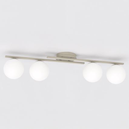 Lámpara de techo KAIRO 4xE14/10W/230V beige