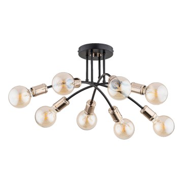 Lámpara de techo LANTI 8xE27/15W/230V dorado/negro
