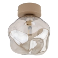 Lámpara de techo LAVA 1xG9/8W/230V beige/beige ahumado