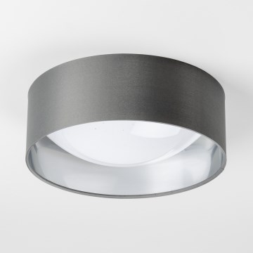 Lámpara de techo LED/12W/230V Ø 32 cm gris/plata