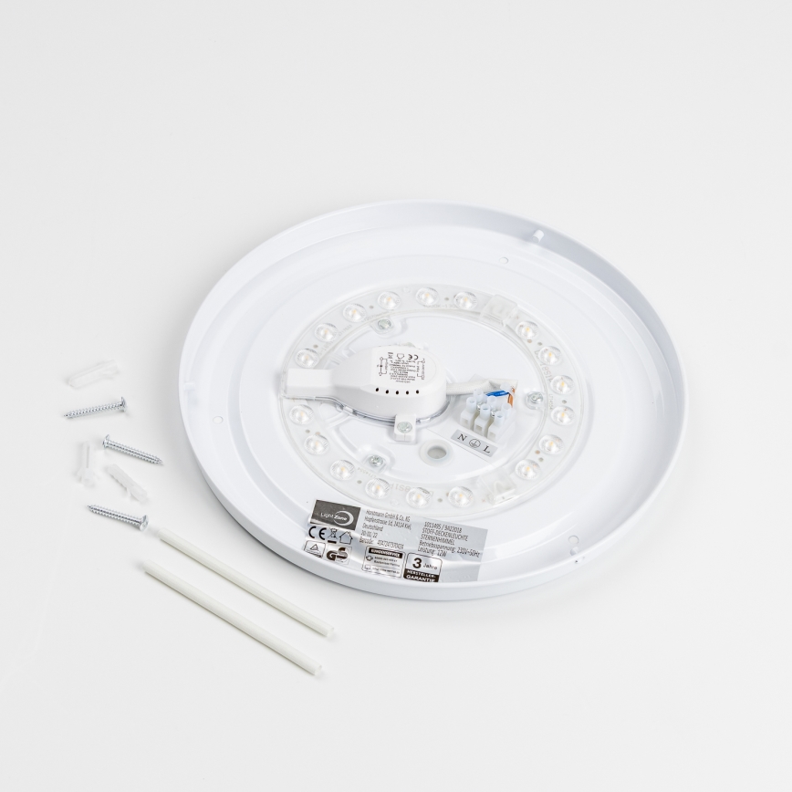 Lámpara de techo LED/12W/230V Ø 32 cm gris/plata